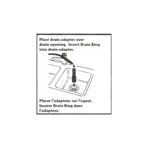 Drain King Opener - 1" to 2" Drain & Adapter