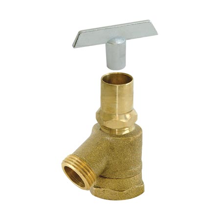 Brass Loose Key Bent Nose Garden Valve