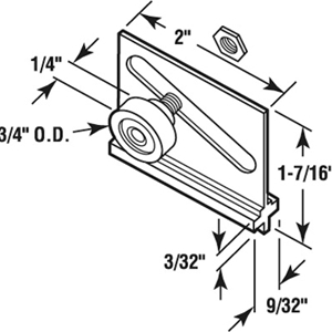 Tub & Shower Door Rollers