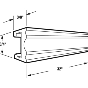 Tub & Shower Door Towel Bar