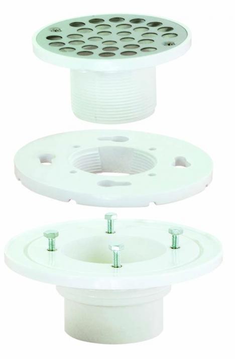 P.V.C. Bolt Shower Drain