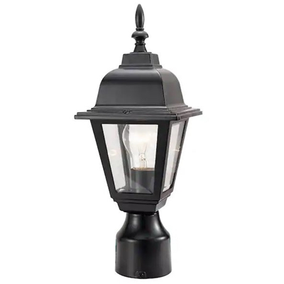 Outdoor Security Lighting - Cast Aluminum Post Fixtures