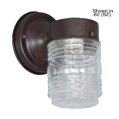 Steel Porch Jelly Jar Fixture