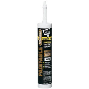 Dap Paintable Silicone Caulk White