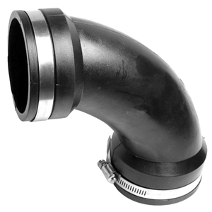 Flexible Rubber Drain Elbow