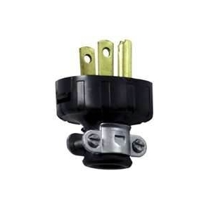3-Wire Male Plugs - Vinyl Grounding Plug