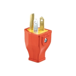3-Wire Male Plugs - Grounding Clamptite Plug