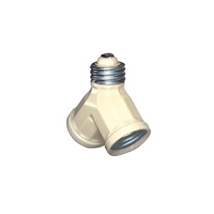 Socket Adapters - Keyless Twin Socket Adapter