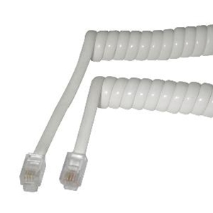 Coiled Modular Handset Cord