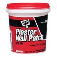 White Plaster Wall Patch