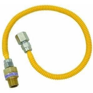 3/8" Gas Connector 1/2" MIP x 1/2" FIP-Coated