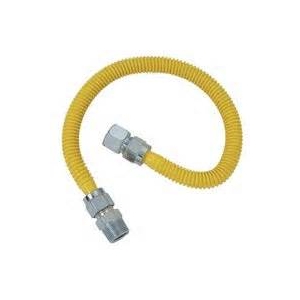 3/8" Gas Connector 1/2" MIP x 1/2" FIP-Coated