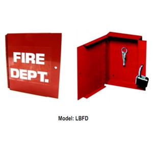Alarms & Safety Items - Red Fire Department Lockbox