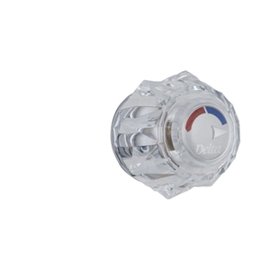 H71 Delta Single Clear Knob Handle