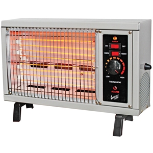 Comfort Zone Radiant Heater with Visual Alarm