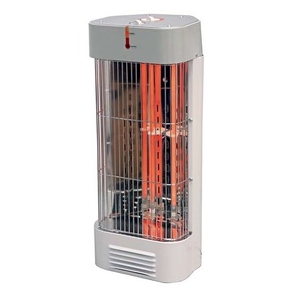 Comfort Zone Dual Quartz Tube Heater