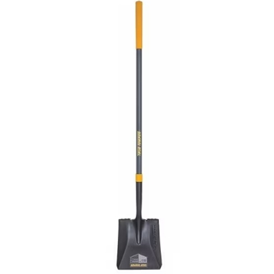 Garden Shovels - Square Point Shovel with Fiberglass Handle