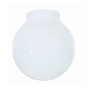 White Milk Glass Globe Round Light Shade glass