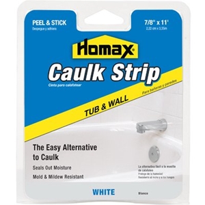 Homax Tub & Wall Caulk Strip #15