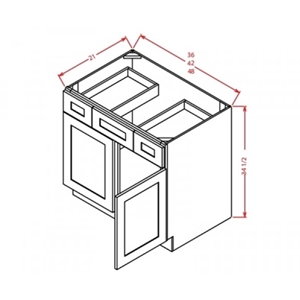 Vanity Sink Drawer Base Cabinet