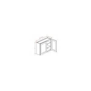 Wall Cabinet - Wall Cabinet 2 Door 2 Shelves
