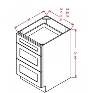 Base Cabinet - File Base Cabinet 2 Drawers