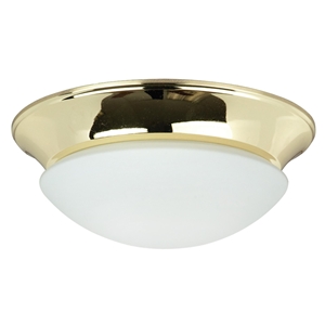 2 Light Twist On Flush Mount