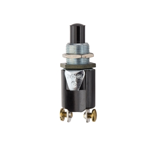 Pushbutton On-Off Brass