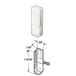Sliding Patio Screen Door Roller Assembly for HiLite - 2 Pack
