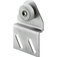 Shower Door Roller Assembly With Offset Bracket