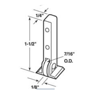 Sliding Window Roller Assembly - Nylon Roller For Guaranteed