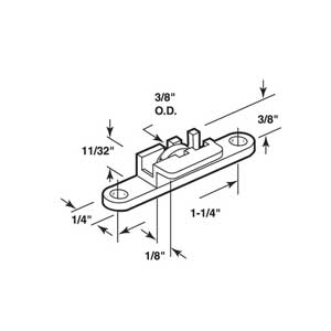 Sliding Window Roller Assembly - Steel Roller For Tomrays Tyco 2 Pack