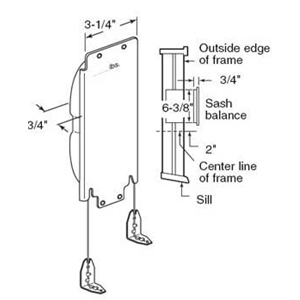 Wood Window Sash Balance