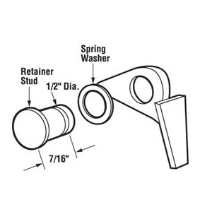Window Latch - Black - For Rolleze