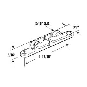 Sliding Window Roller Assembly - Steel Tandem Roller For ABC - 2 Pack