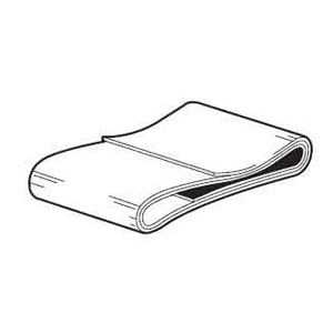 Clear Vinyl 1-1/2" Wide Shower Door Sweep Seal - 36"