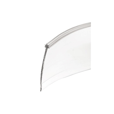Star Tip Clear Vinyl Shower Door Sweep Seal - 36"