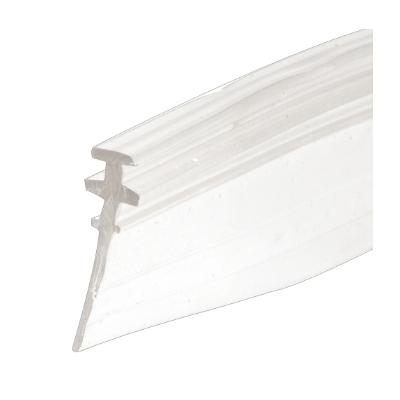 Clear Vinyl 3/4" Wide Shower Door Sweep Seal - 36"