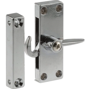 Sliding Patio Screen Door Latch - Diecast Chrome - Left Handed