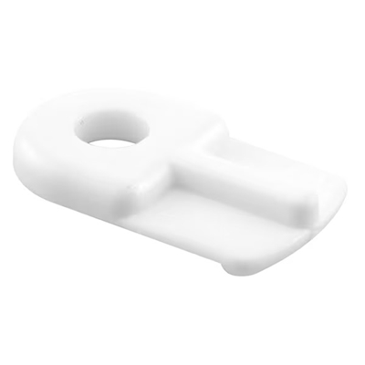 Screen Clips, Flush, W/Screws, White Nylon