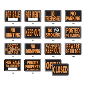 Aluminum  Hy-Glo  Signs