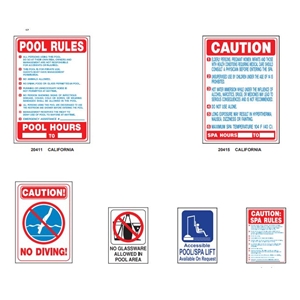 Aquatic Safety Signs