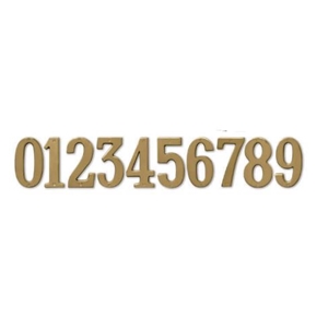 5˝ Polished Brass Numbers