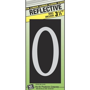 31/2˝ Reflective Aluminum House Numbers