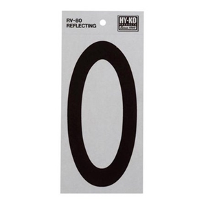 6˝ Bend & Peel Reflective Vinyl Numbers