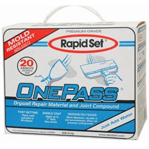 One Pass Wall Repair and Setting-Type Joint Compound