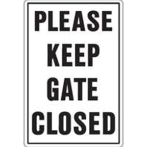 Please Keep Gate Closed