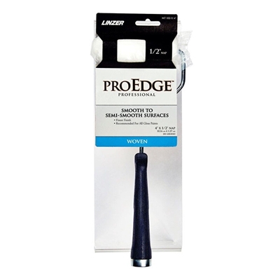 PRO EDGE White Woven Fabric Roller, with Frame