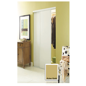 Aspen Aztec Gold Finish Mirror Closet Door
