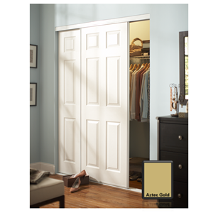 Colonial Aztec Gold Closet Door